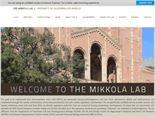 Tablet Screenshot of mikkolalab.com